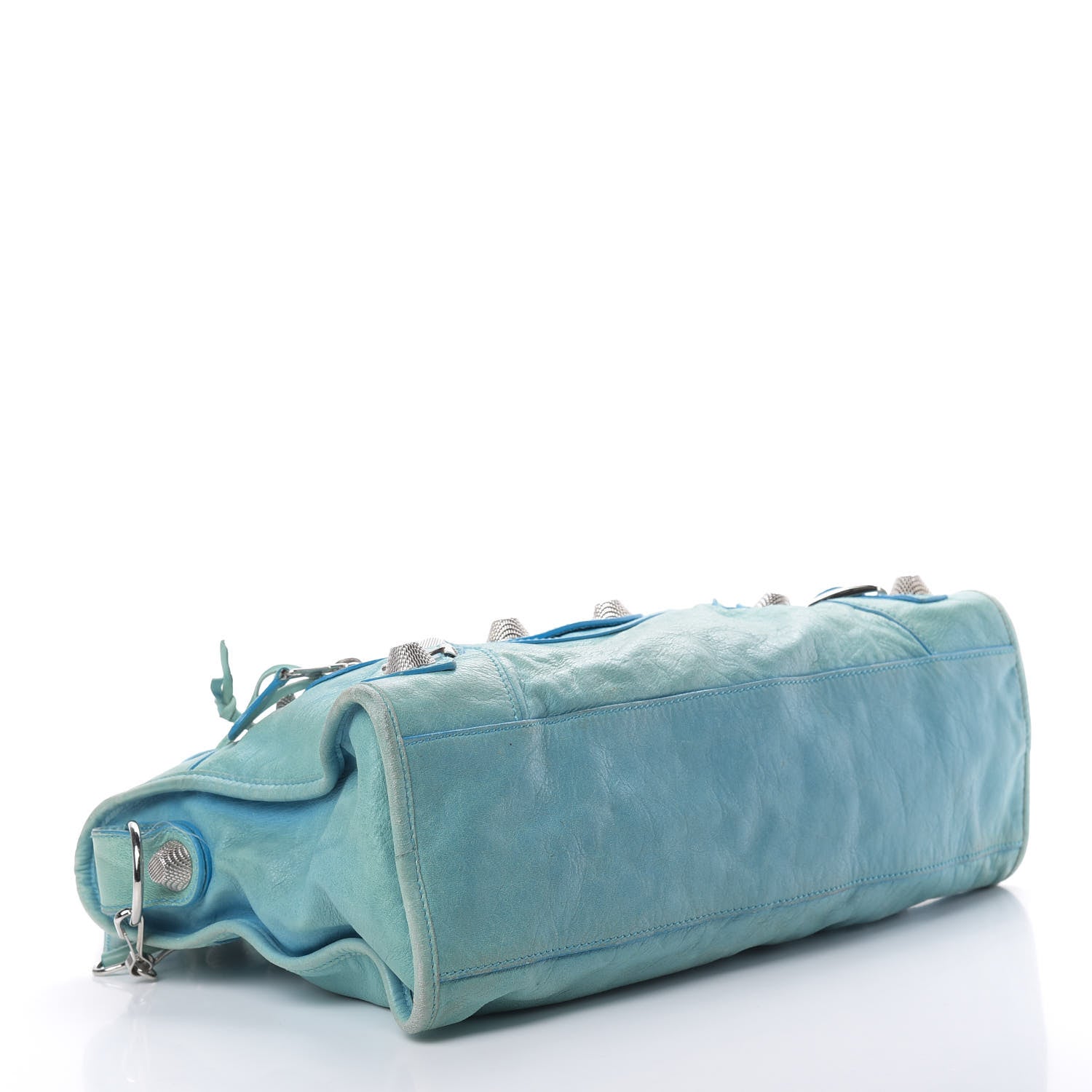 Balenciaga Agneau Giant 21 Silver Hardware City Turquoise 4 of 23