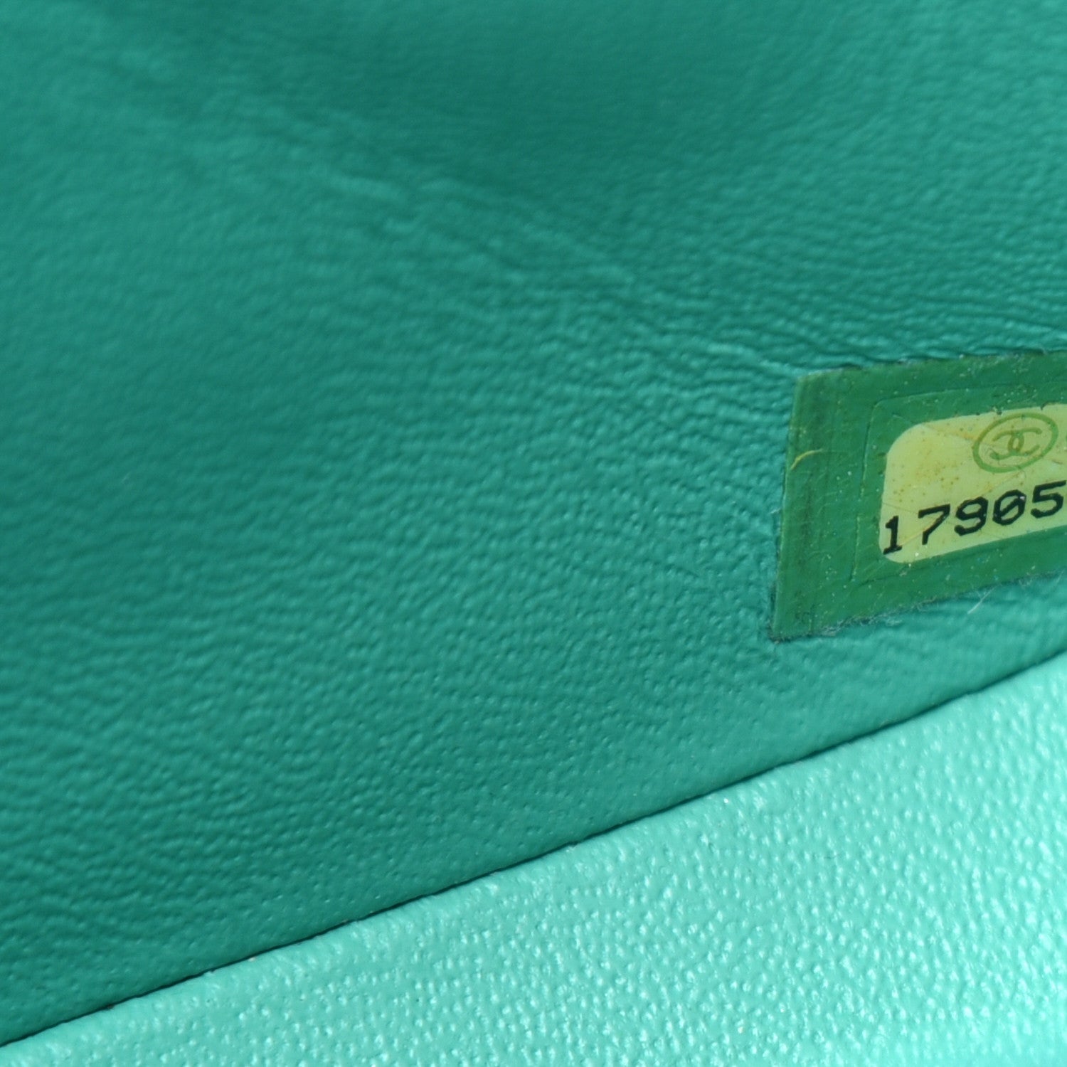 Chanel Lambskin Quilted Mini Square Flap Green 7 of 10