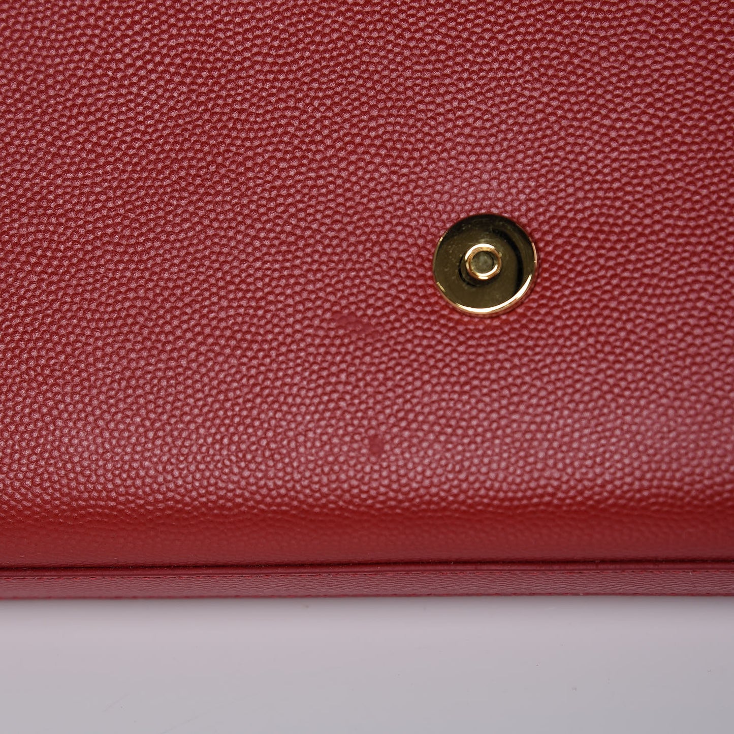 Grain De Poudre Classic Monogram Cassandre Clutch New Red