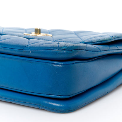 Chanel Lambskin Quilted Small Trendy CC Flap Dual Handle Bag Blue 11 of 12