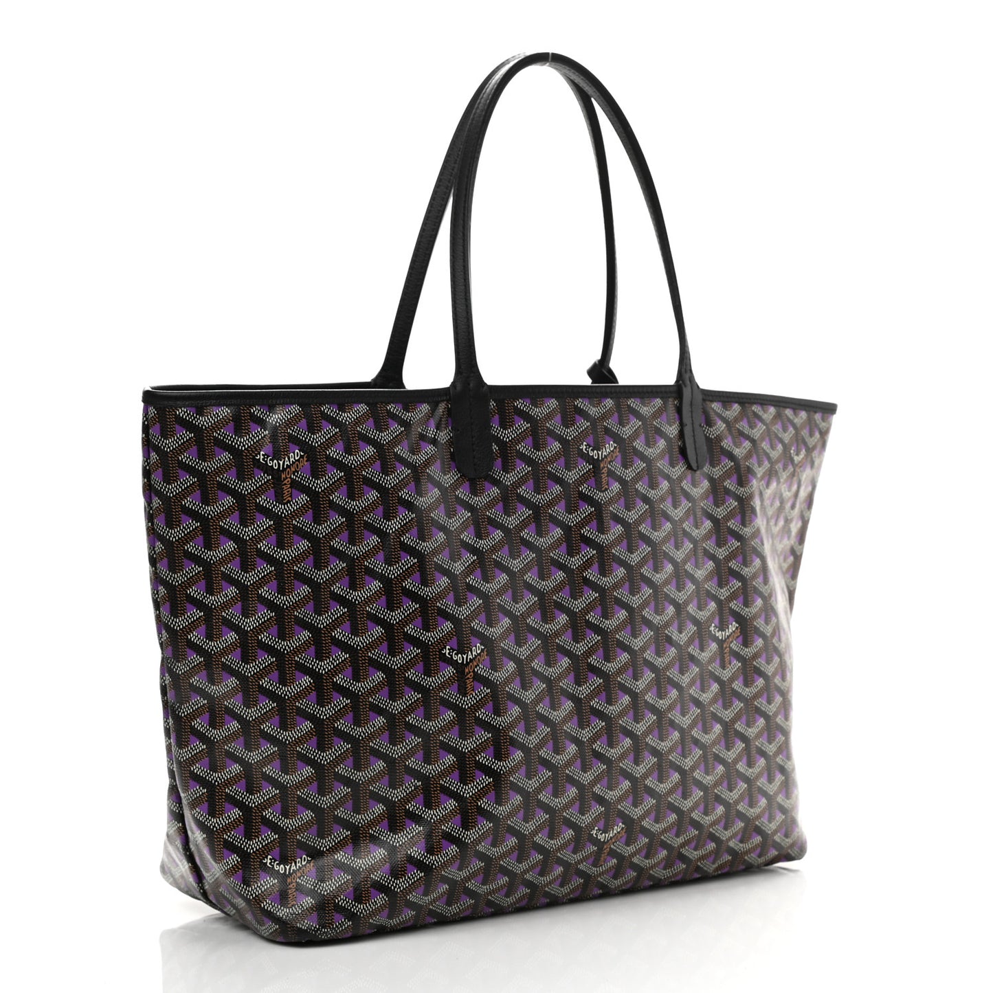 Goyardine Saint Louis Claire Voie PM Black Violet