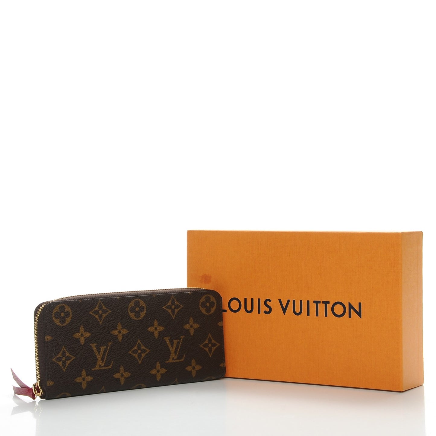 Monogram Clemence Wallet Fuchsia
