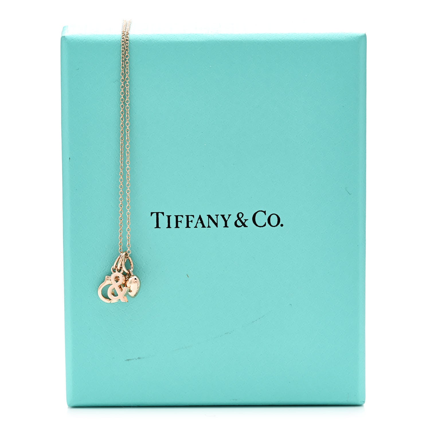 Tiffany 18K Rose Gold Naughty and Nice Pendant Necklace 6 of 6