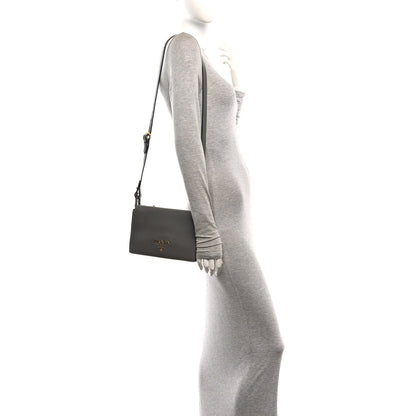 Prada Vitello Phenix Crossbody Bag Marmo 2 of 13