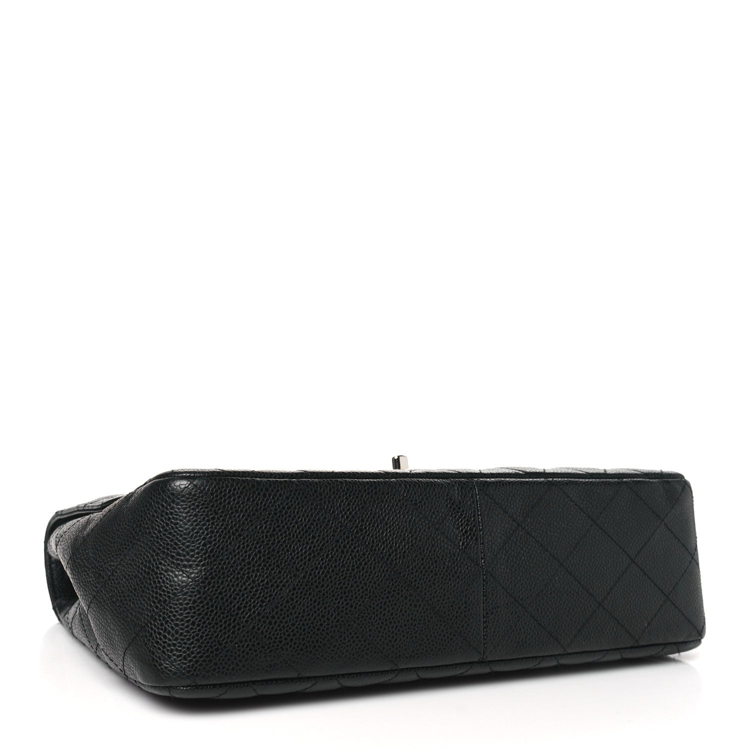 Chanel Caviar Quilted Jumbo Single Flap Black 4 of 10