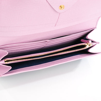 Fendi Vitello Elite Crystal Eye Monster Continental Wallet Cobalt Lavender Pink 5 of 8