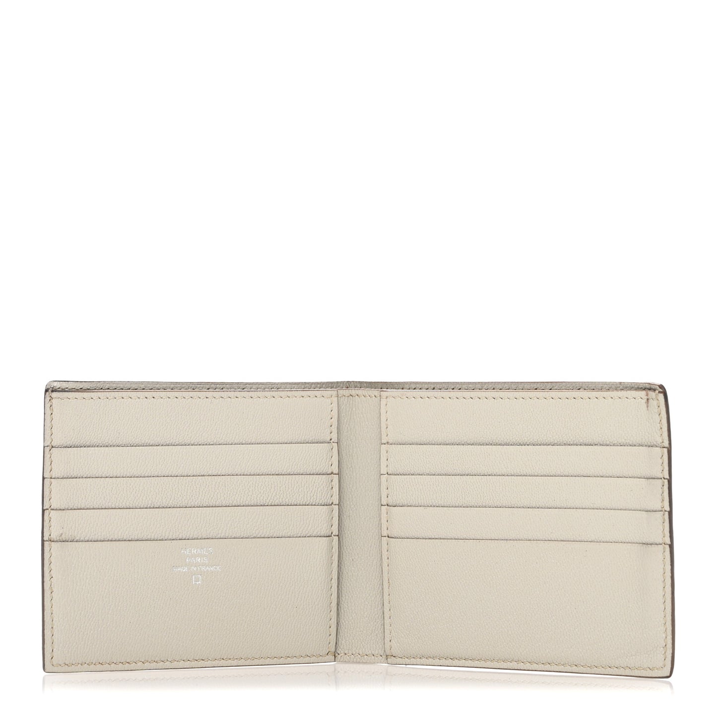 Shiny Alligator MC2 Copernic Compact Wallet Gris Tourterelle