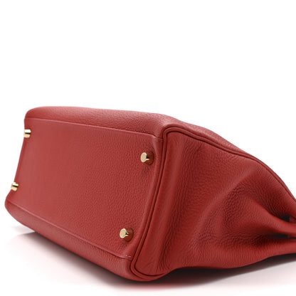 Hermes Togo Kelly Retourne 32 Rouge Casaque 10 of 10