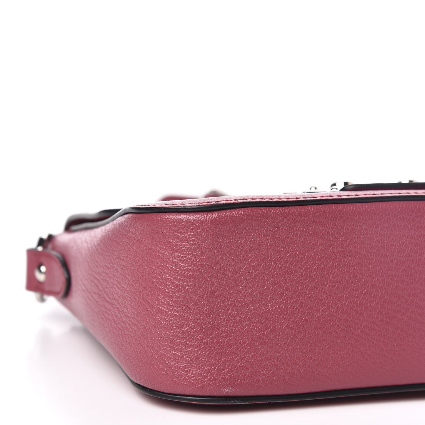 Goatskin Madras Shoulder Bag Peonia