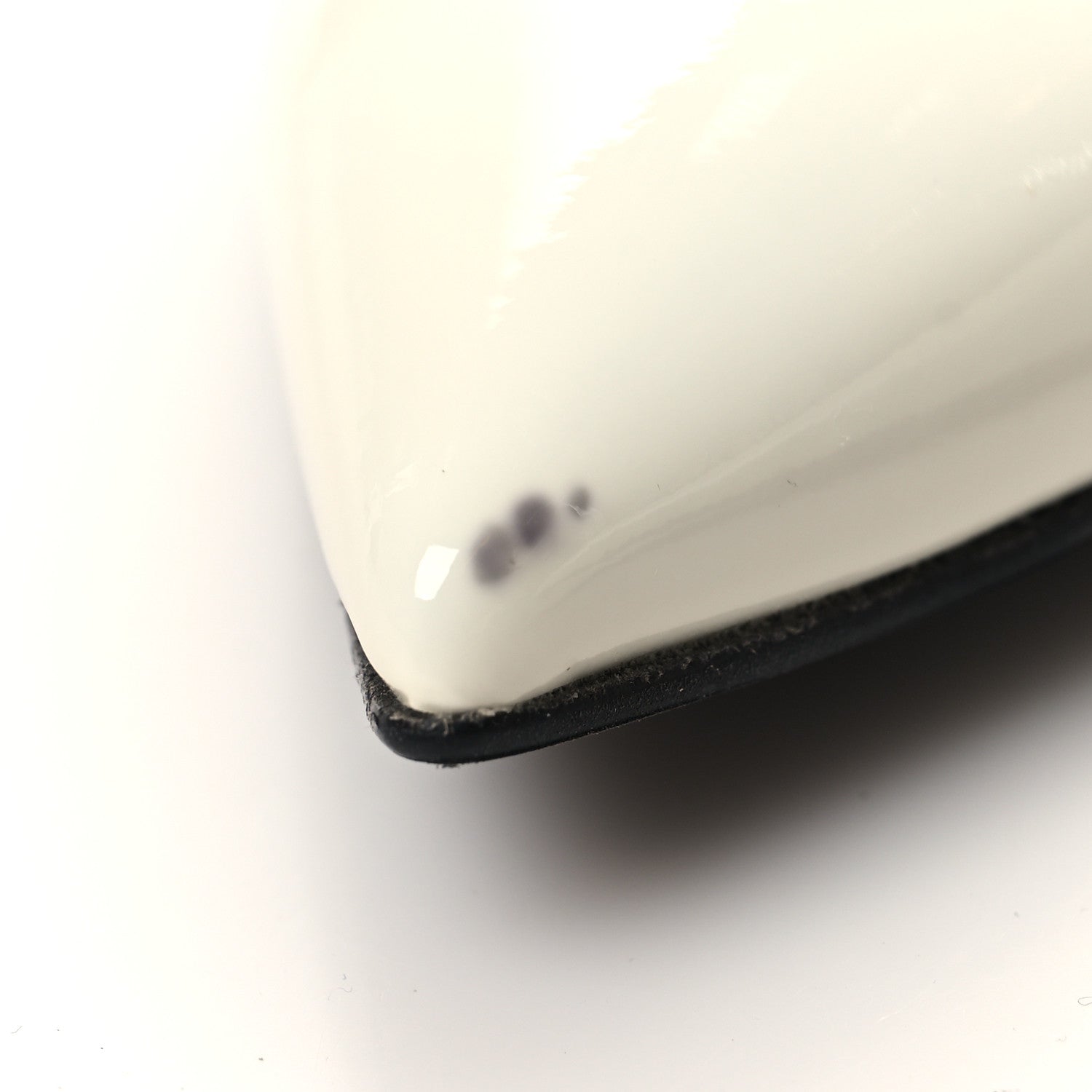 Louis Vuitton Monogram Patent Call Back Pumps 36 White 9 of 10