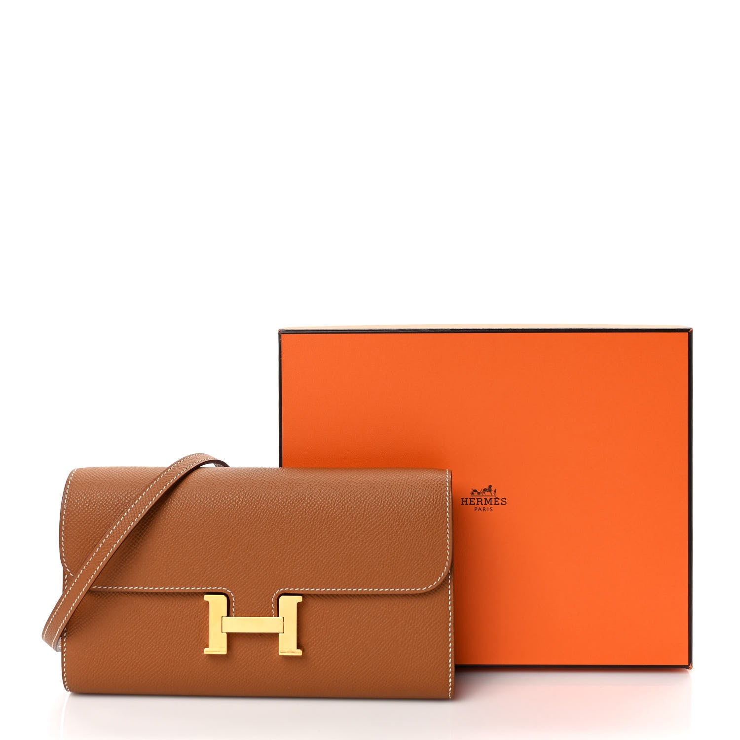 Hermes Epsom Constance Long Wallet To Go Gold 9 of 9