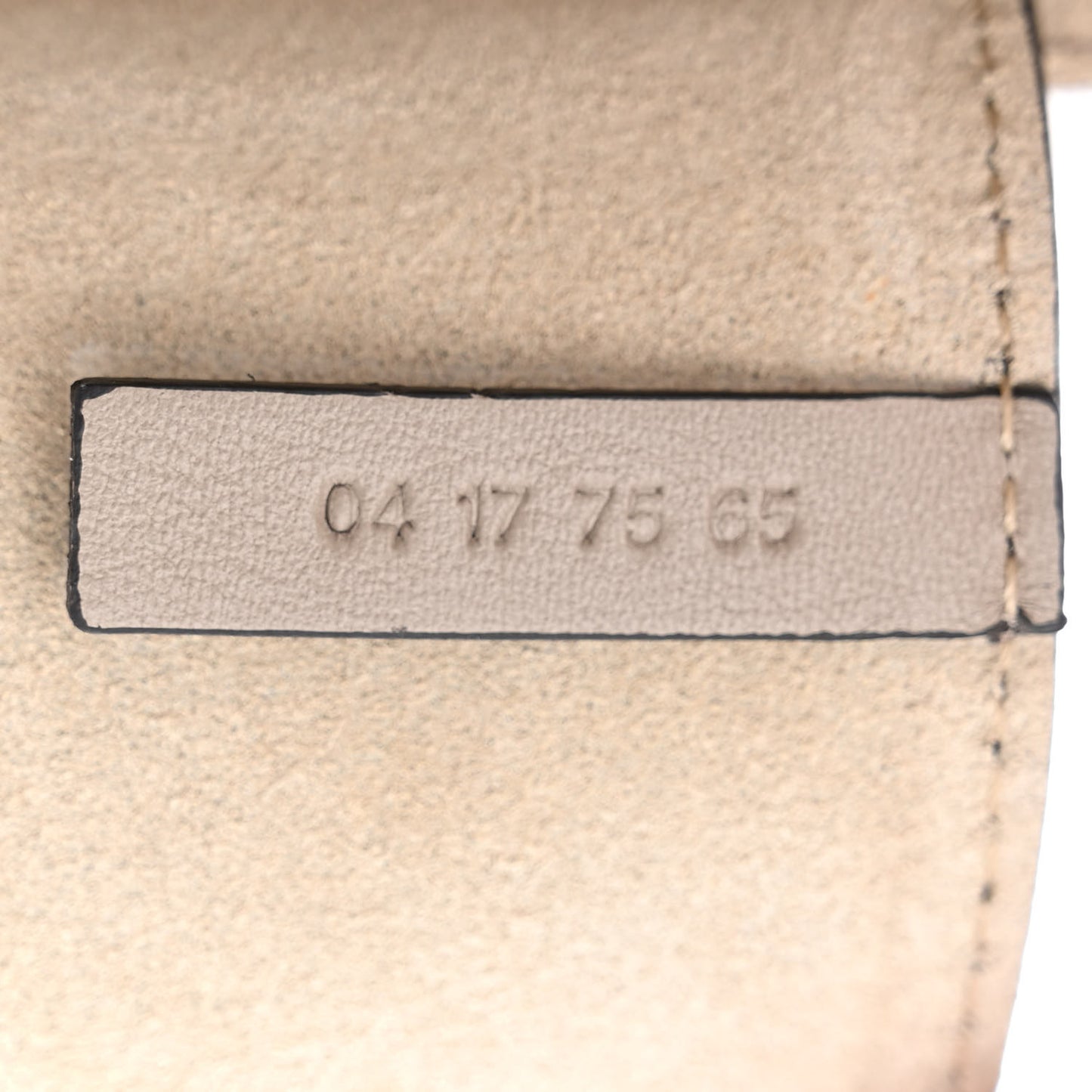 Suede Calfskin Mini Faye Shoulder Bag Motty Grey