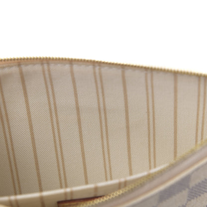 Louis Vuitton Damier Azur Neverfull MM GM Pochette 10 of 13