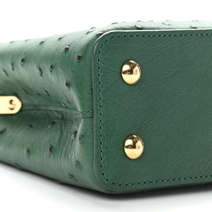 Louis Vuitton Ostrich Capucines Mini Mint 8 of 10