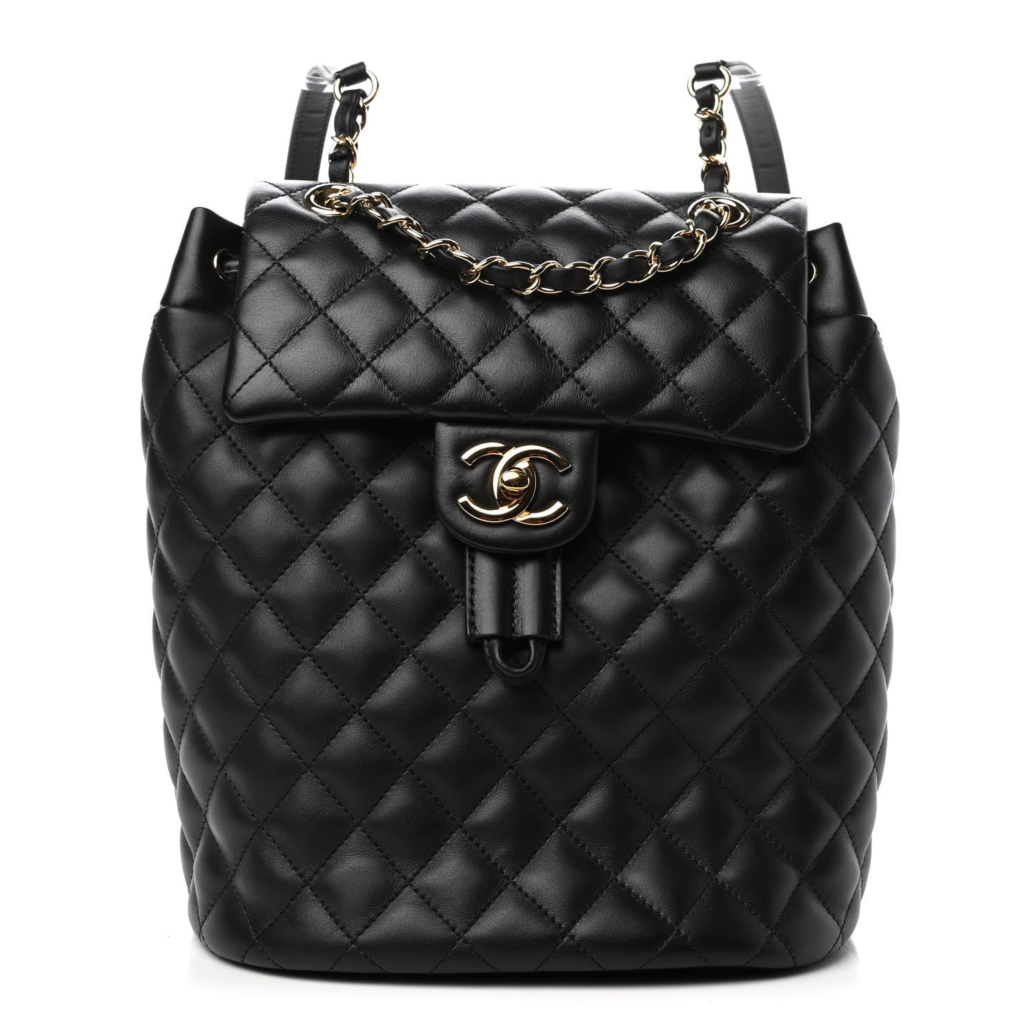 Chanel Lambskin Quilted Small Urban Spirit Backpack Black 1 of 9