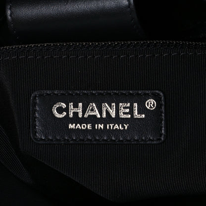 Chanel Calfskin Chain 20s Signature Tote Black 6 of 10