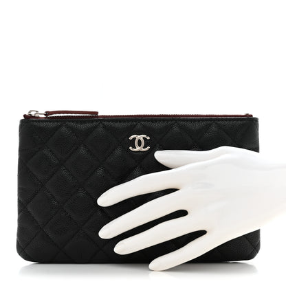 Chanel Caviar Quilted Cosmetic Case Black 2 of 7
