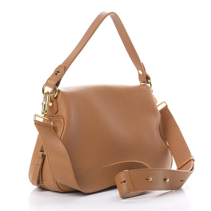Tom Ford Pebbled Calfskin Medium Jennifer Crossbody Whiskey 3 of 12