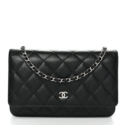 Chanel Caviar Quilted Wallet On Chain WOC Black 1 of 11