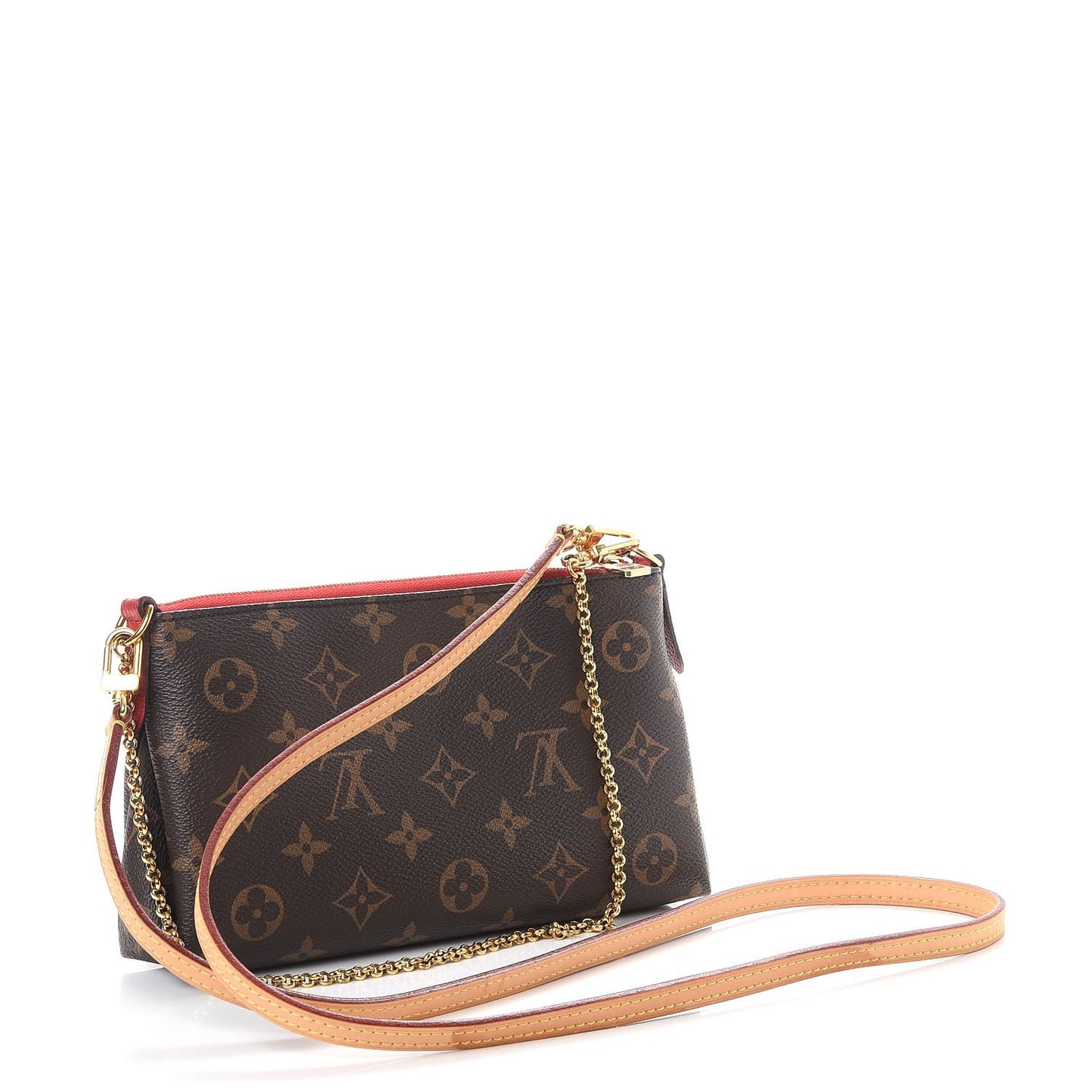 Monogram Pallas Clutch Cherry