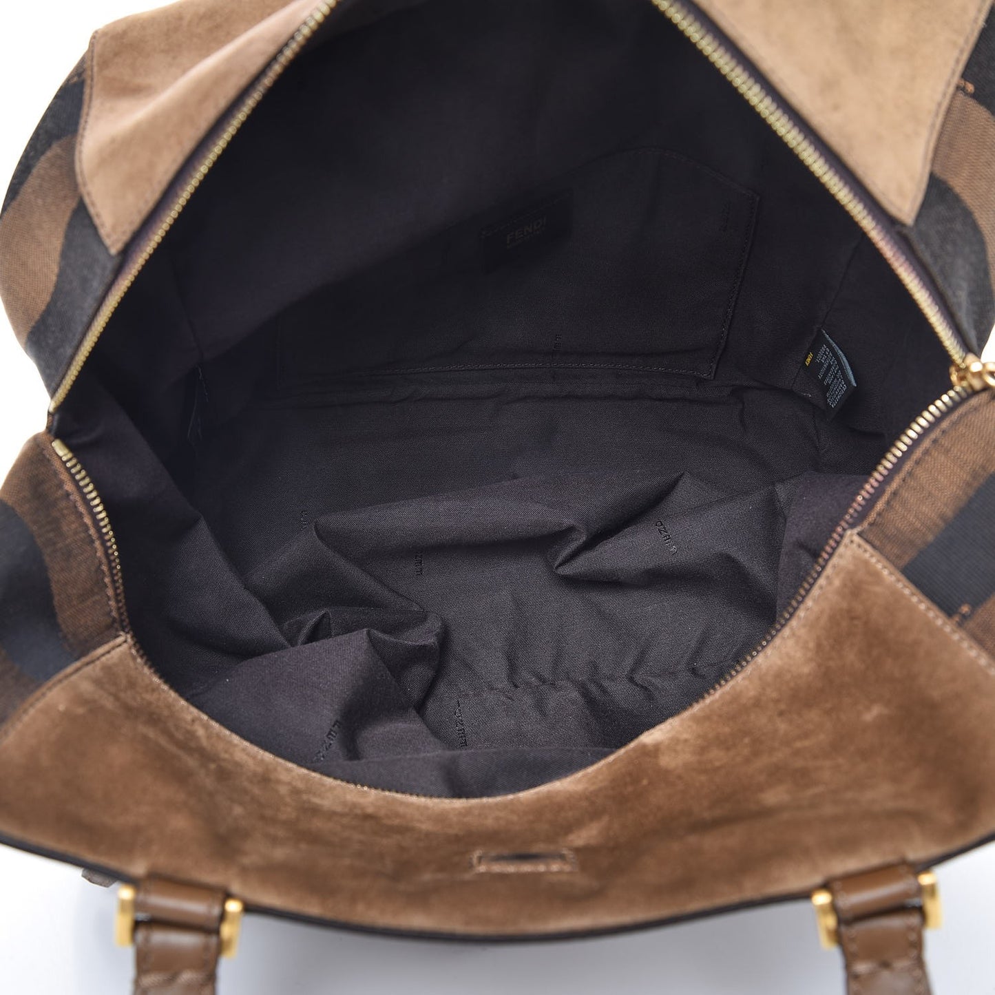 Pequin Vitello Magnetic Top Satchel Tobacco Foresta