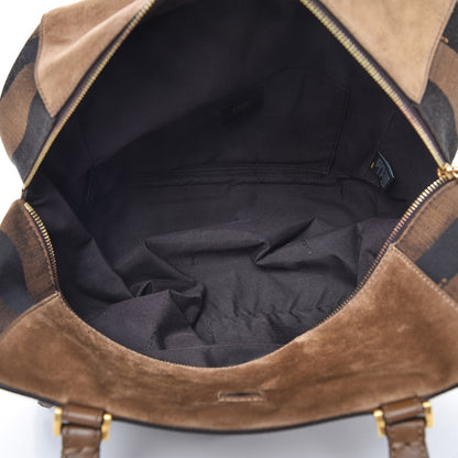 Fendi Pequin Vitello Magnetic Top Satchel Tobacco Foresta 5 of 11