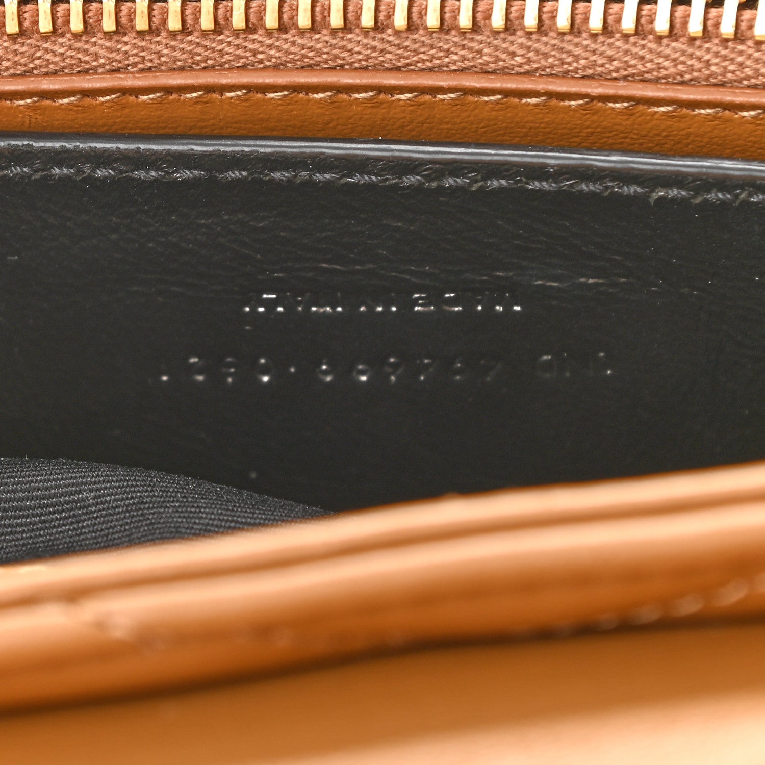 Saint Laurent Calfskin Y Quilted Monogram Small Loulou Chain Satchel Dark Natural 8 of 10