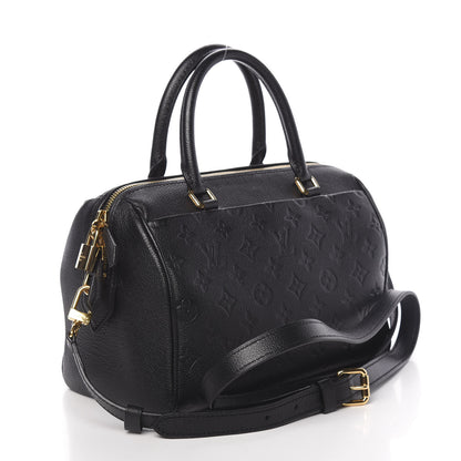 Louis Vuitton Empreinte Speedy Bandouliere 25 NM Black 3 of 11
