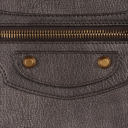 Balenciaga Pearlescent Goatskin Classic Gold Hardware City Bronze 2 of 15
