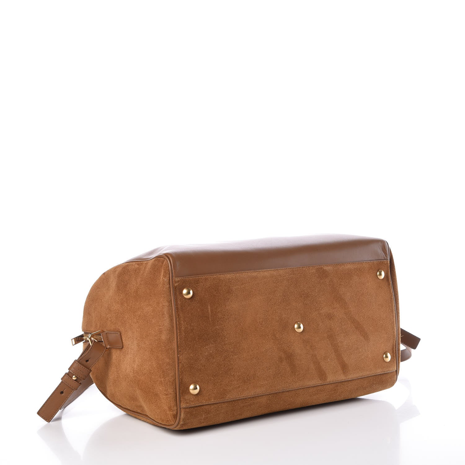 Saint Laurent Suede Calfskin Classic Duffle 12 Light Ocre 5 of 8
