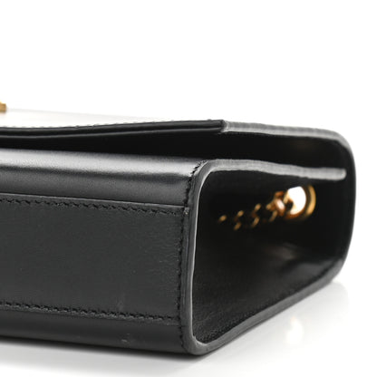 Saint Laurent Smooth Calfskin Medium Classic Monogram Kate Tassel Satchel Black 9 of 9