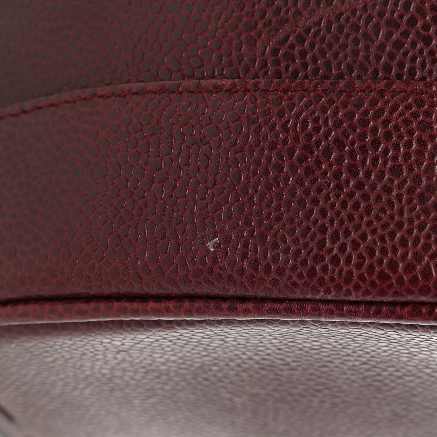 Caviar Vanity Cosmetic Case Burgundy