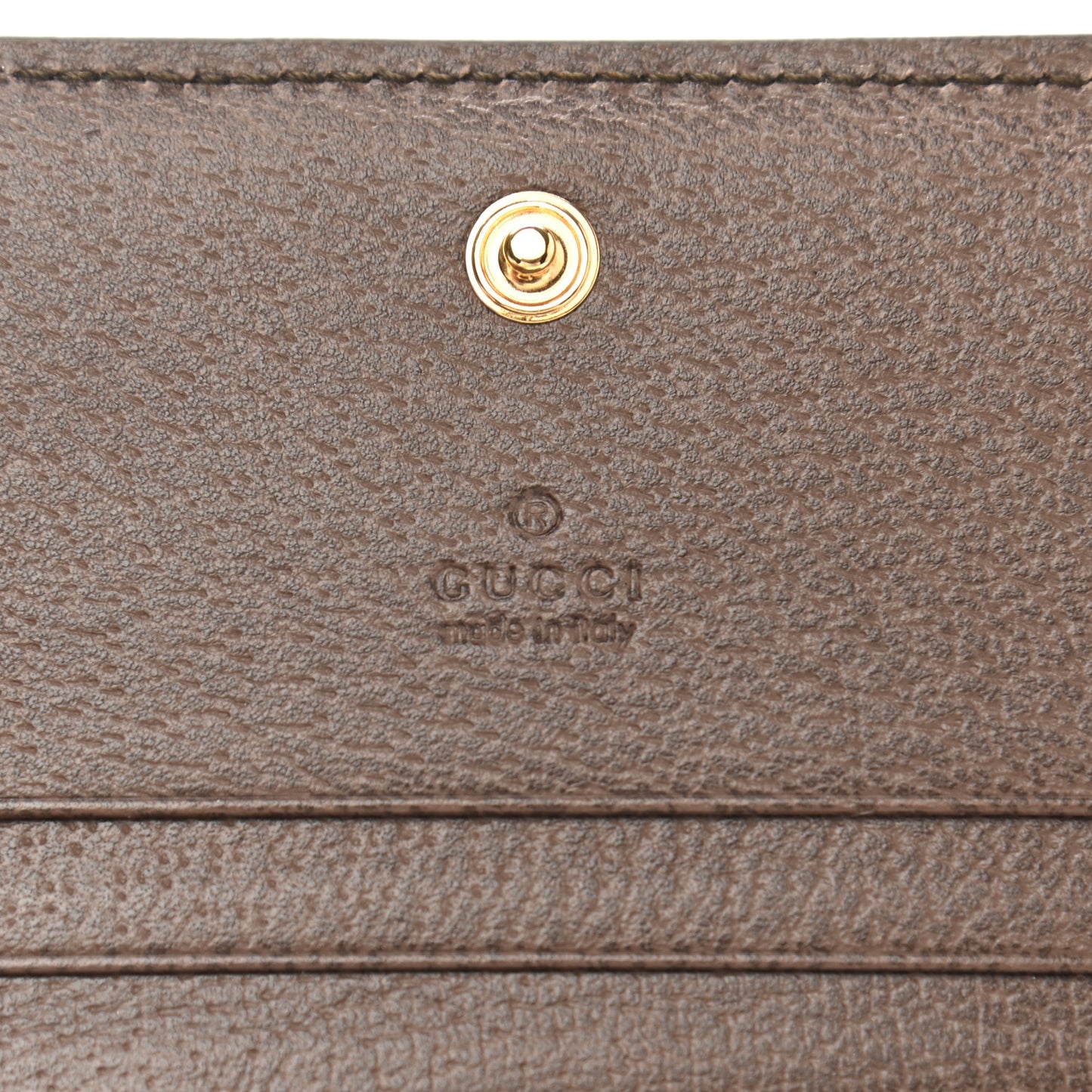 GG Supreme Monogram Web Ophidia Card Case Beige New Acero
