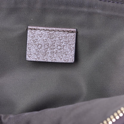 Gucci GG Supreme Monogram Textured Calfskin Web Large Ophidia Cosmetic Case Beige Ebony New Acero 6 of 11