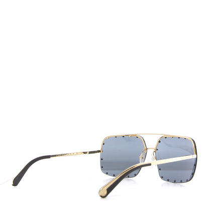 Louis Vuitton The Party Square Sunglasses Z2372W Silver 4 of 8