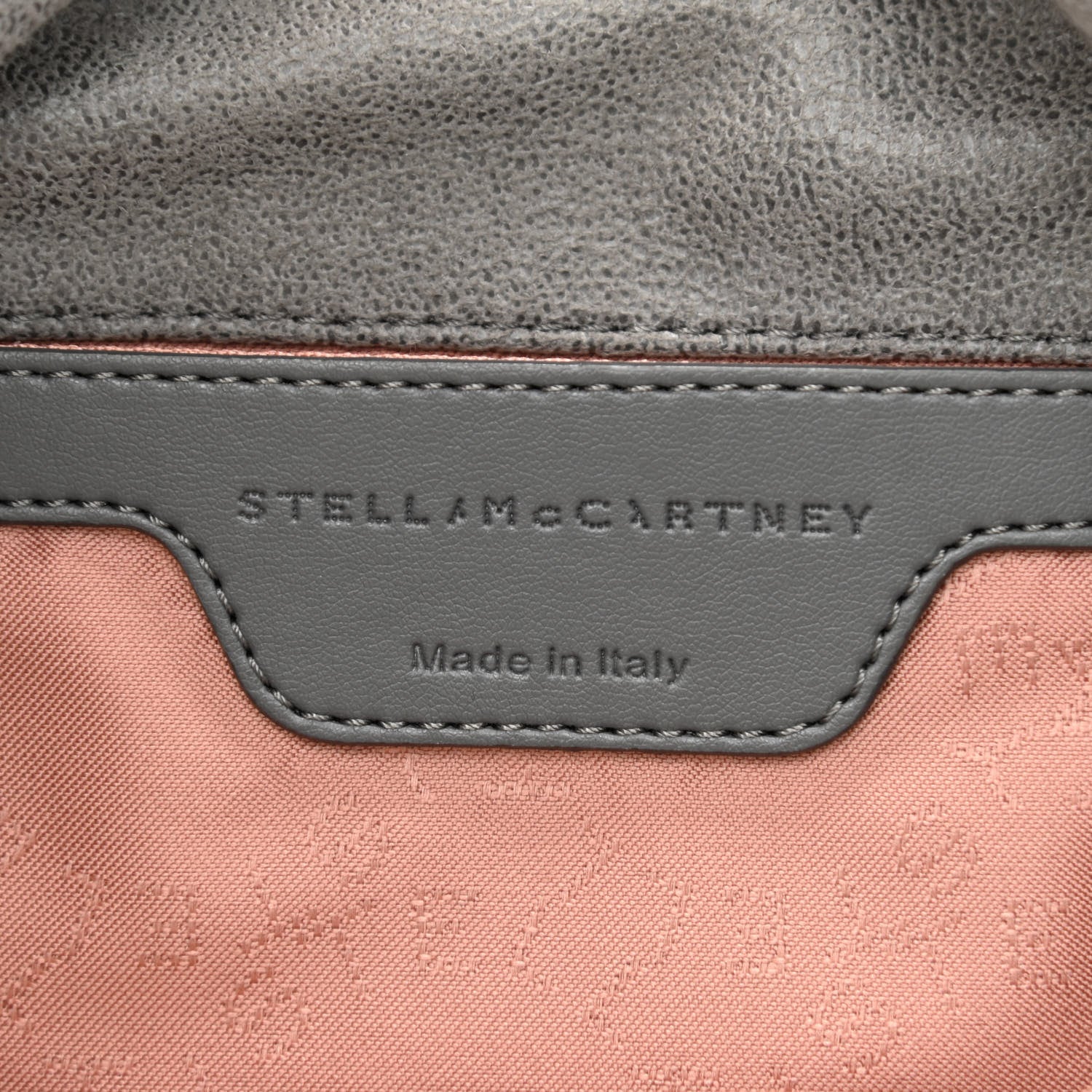 Stella McCartney Shaggy Deer Mini Falabella Fold Over Tote Light Grey 6 of 11