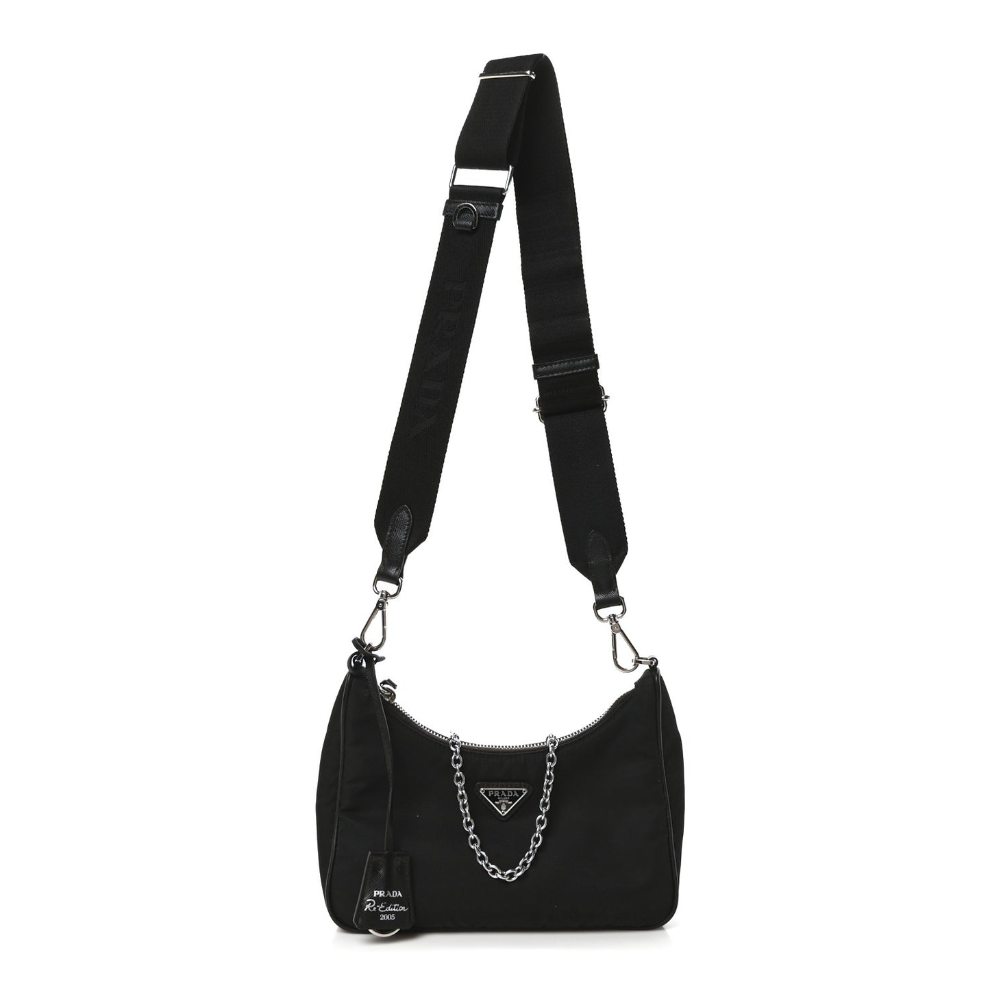 Nylon Re-Edition 2005 Shoulder Bag Black