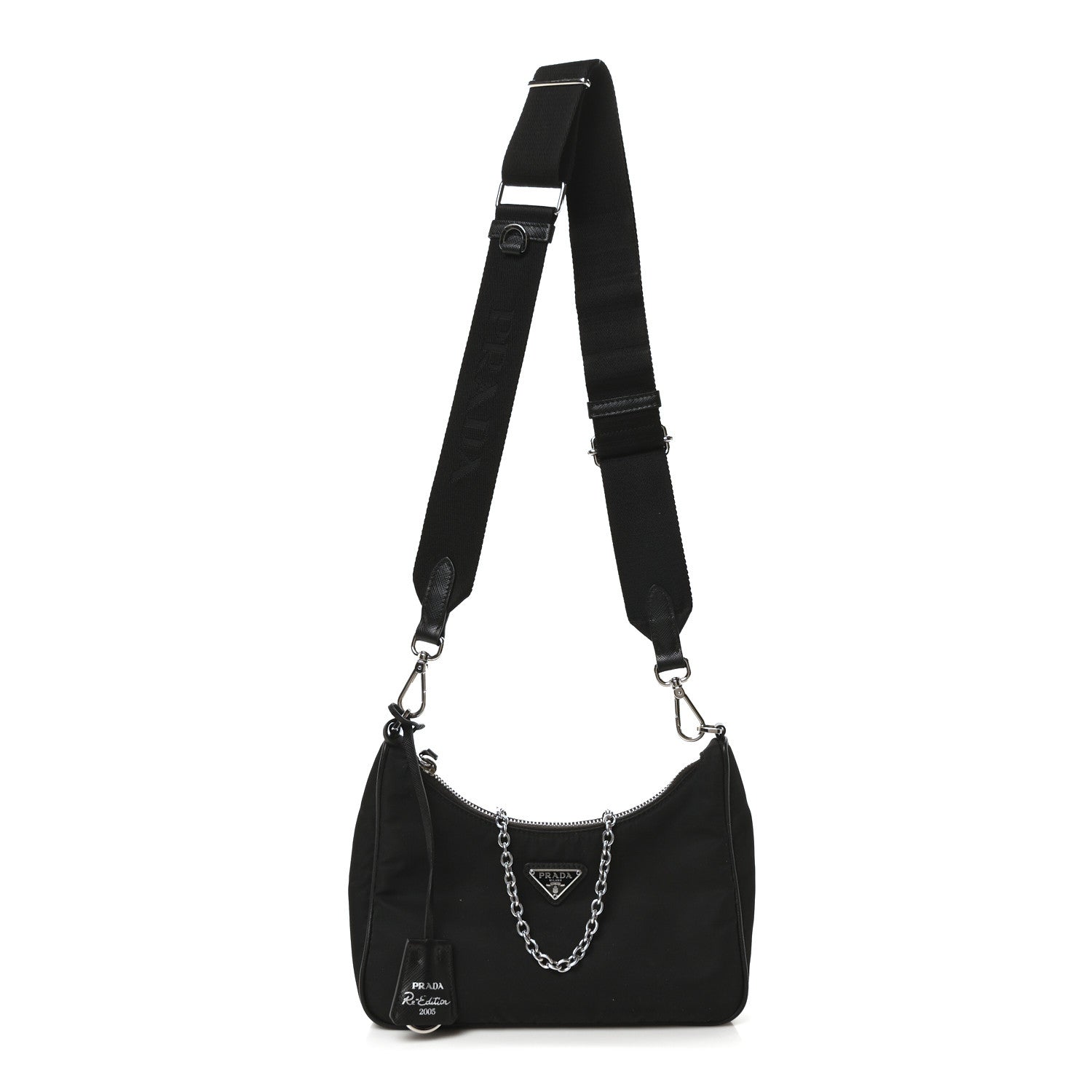 Prada Nylon Re-Edition 2005 Shoulder Bag Black 1 of 10