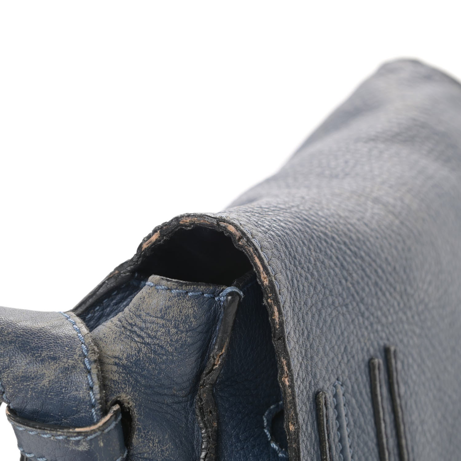 Chloe Calfskin Medium Marcie Round Crossbody Bag Navy 16 of 21