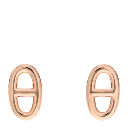 Hermes 18K Rose Gold TPM Farandole Stud Earrings 1 of 5