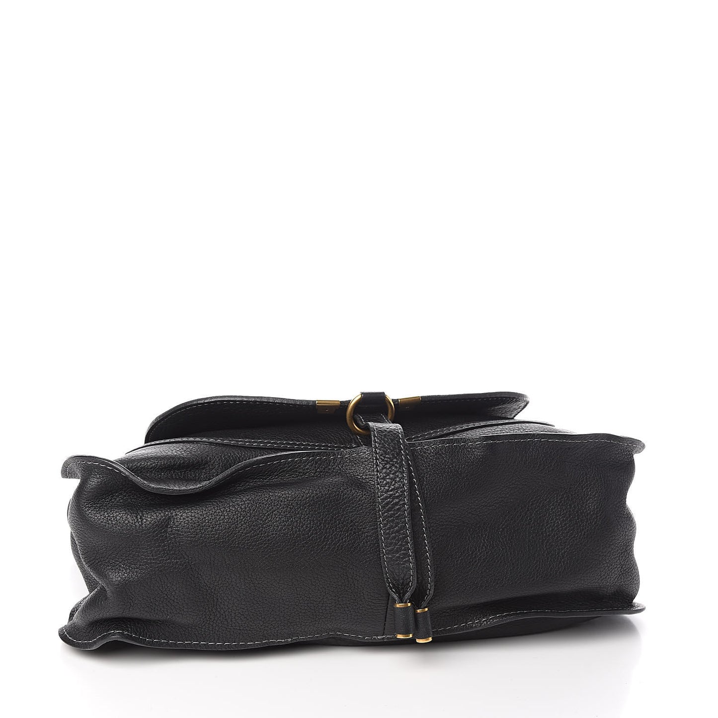 Calfskin Medium Marcie Satchel Black