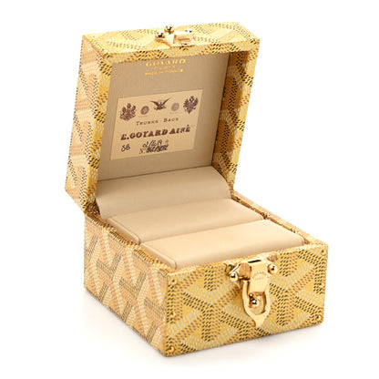 Goyard Goyardine Precious Metals Regence Mini Trunk Gold 5 of 7