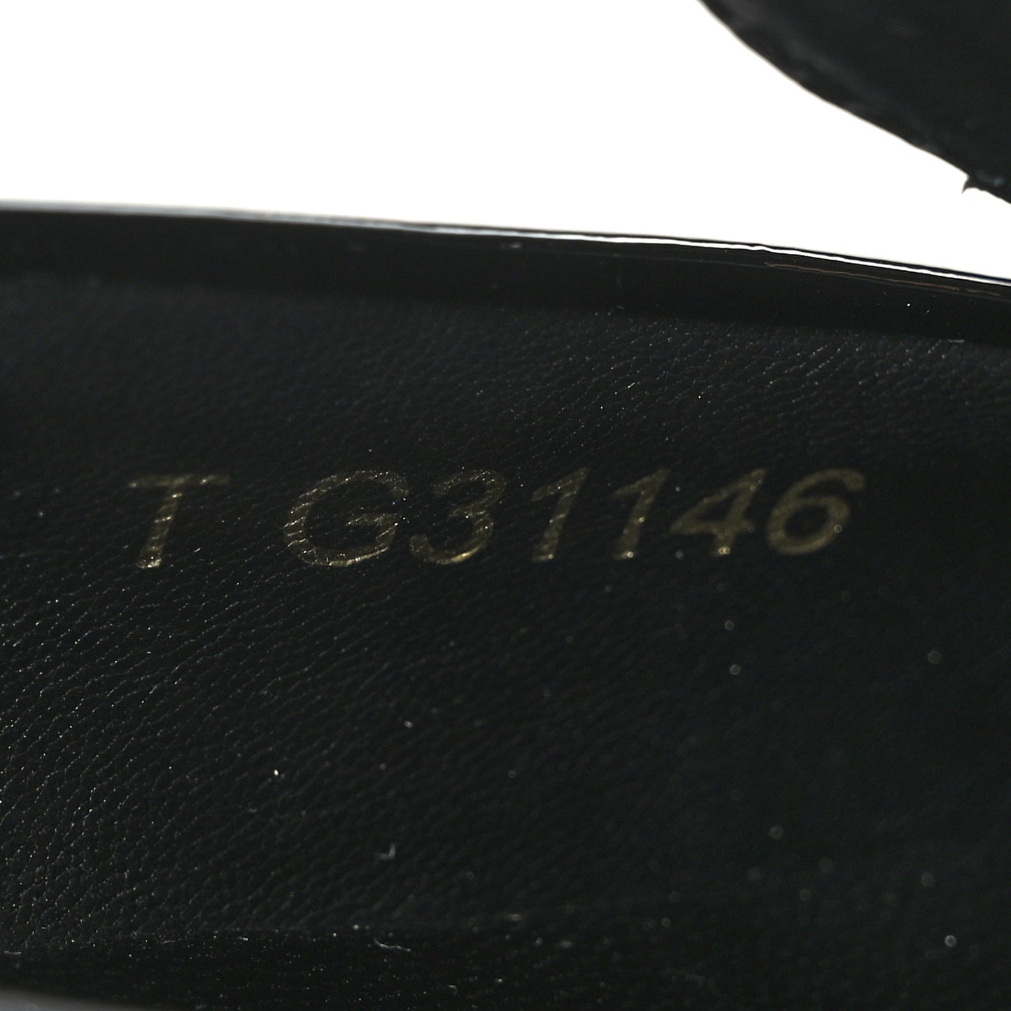 Patent Chain Loafers 39 Black