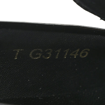 Chanel Patent Chain Loafers 39 Black 6 of 8
