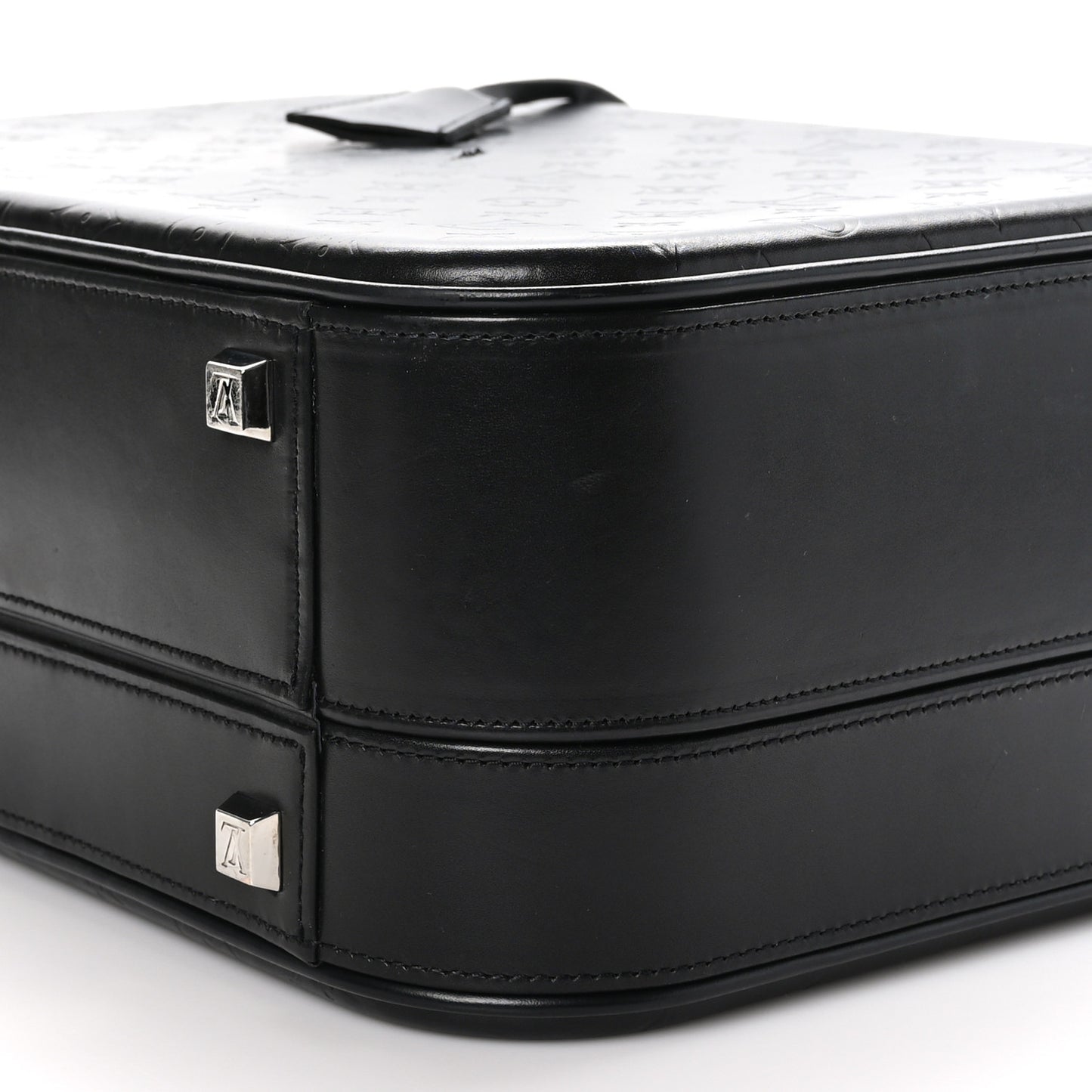 Monogram Glace Valisette MM Black