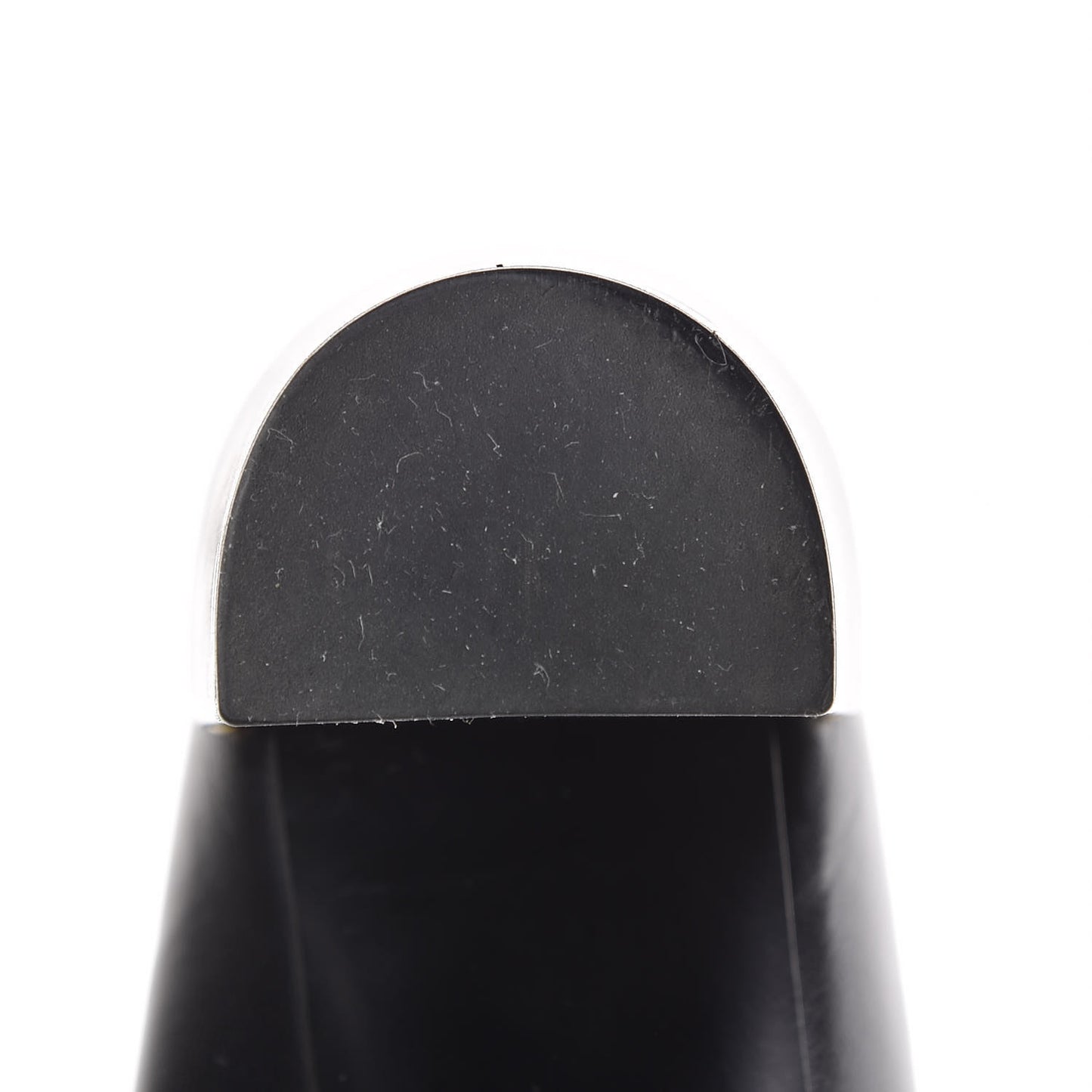 Lambskin Pearl Cap Toe Pumps 40 Black