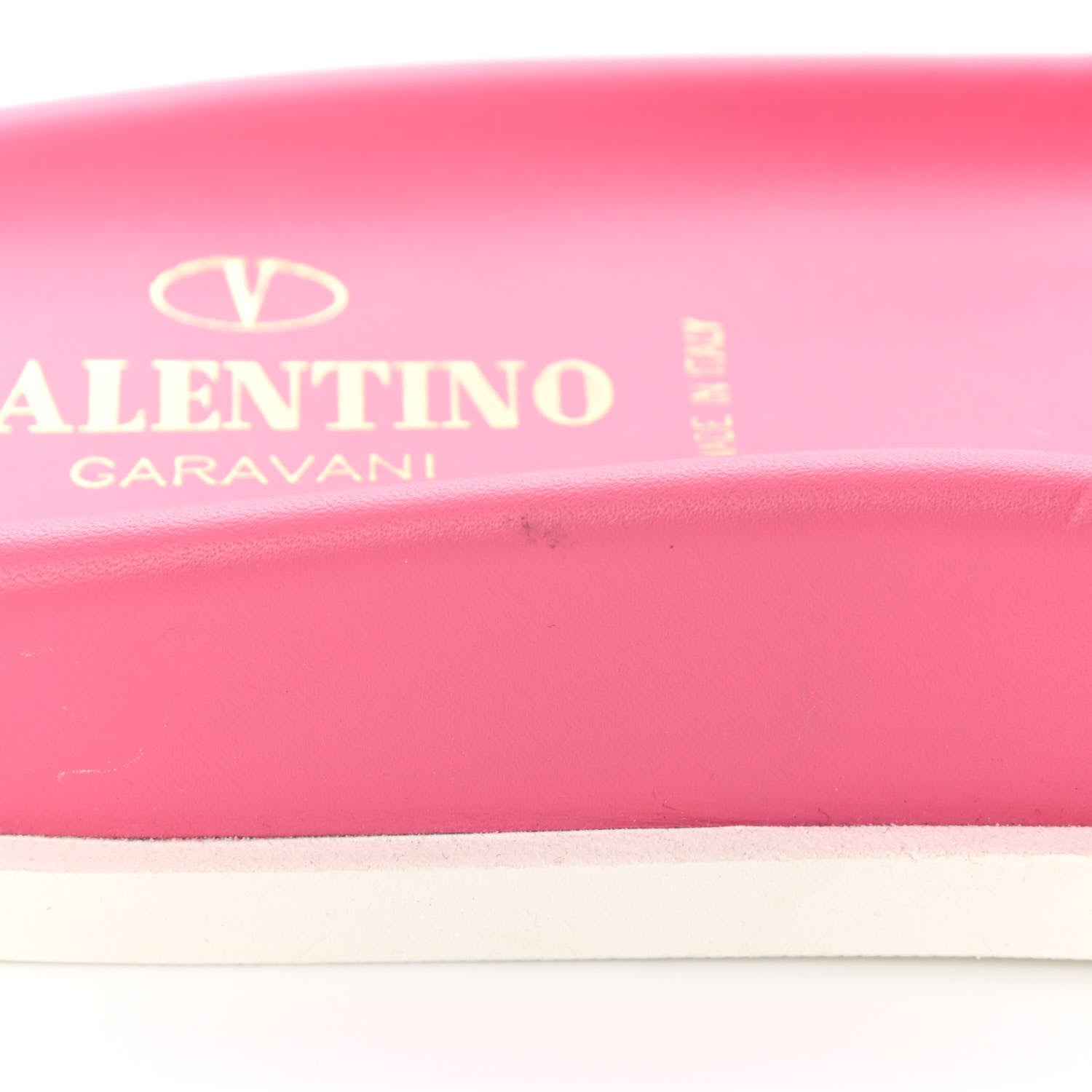 Valentino Garavani Nappa Free Rockstud Spike Slide Sandals 35 Shadow Pink 9 of 12