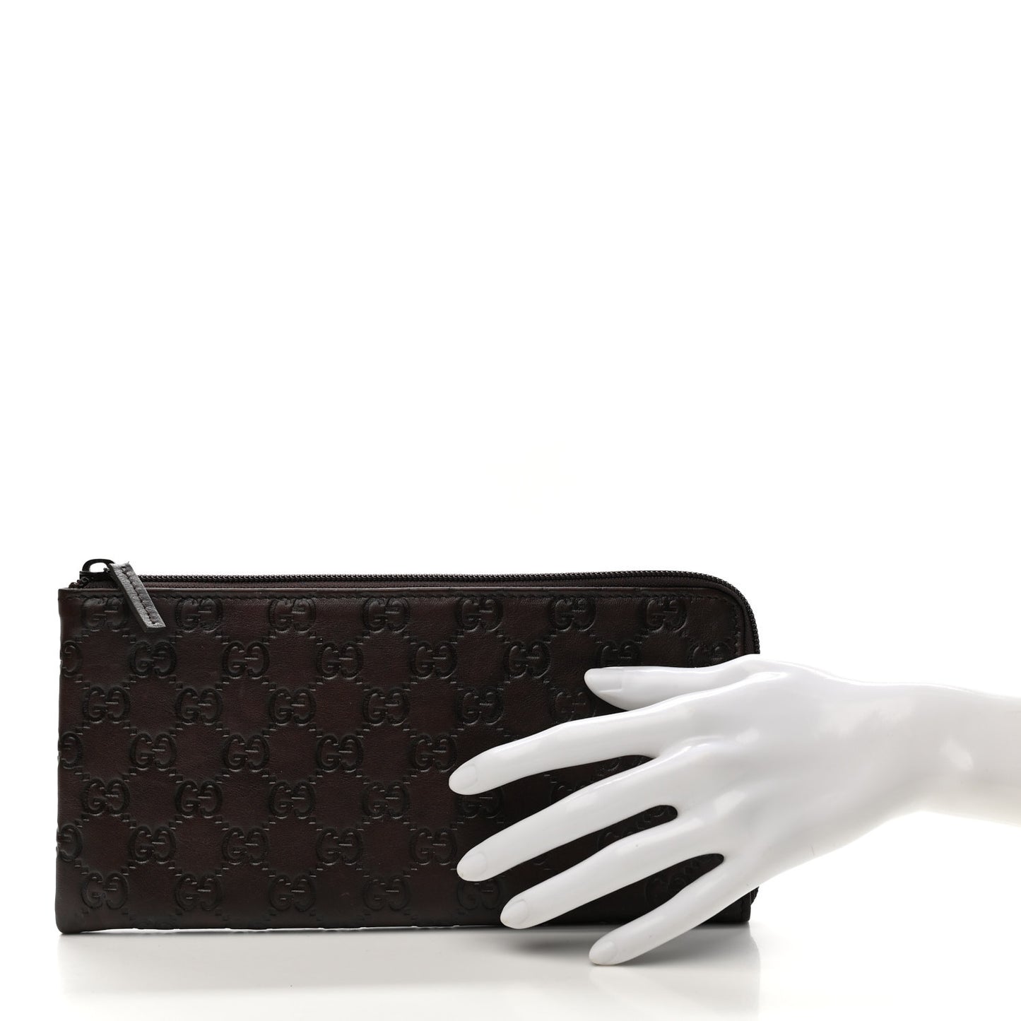 Guccissima Vitello Tender Pouch Testa di Moro