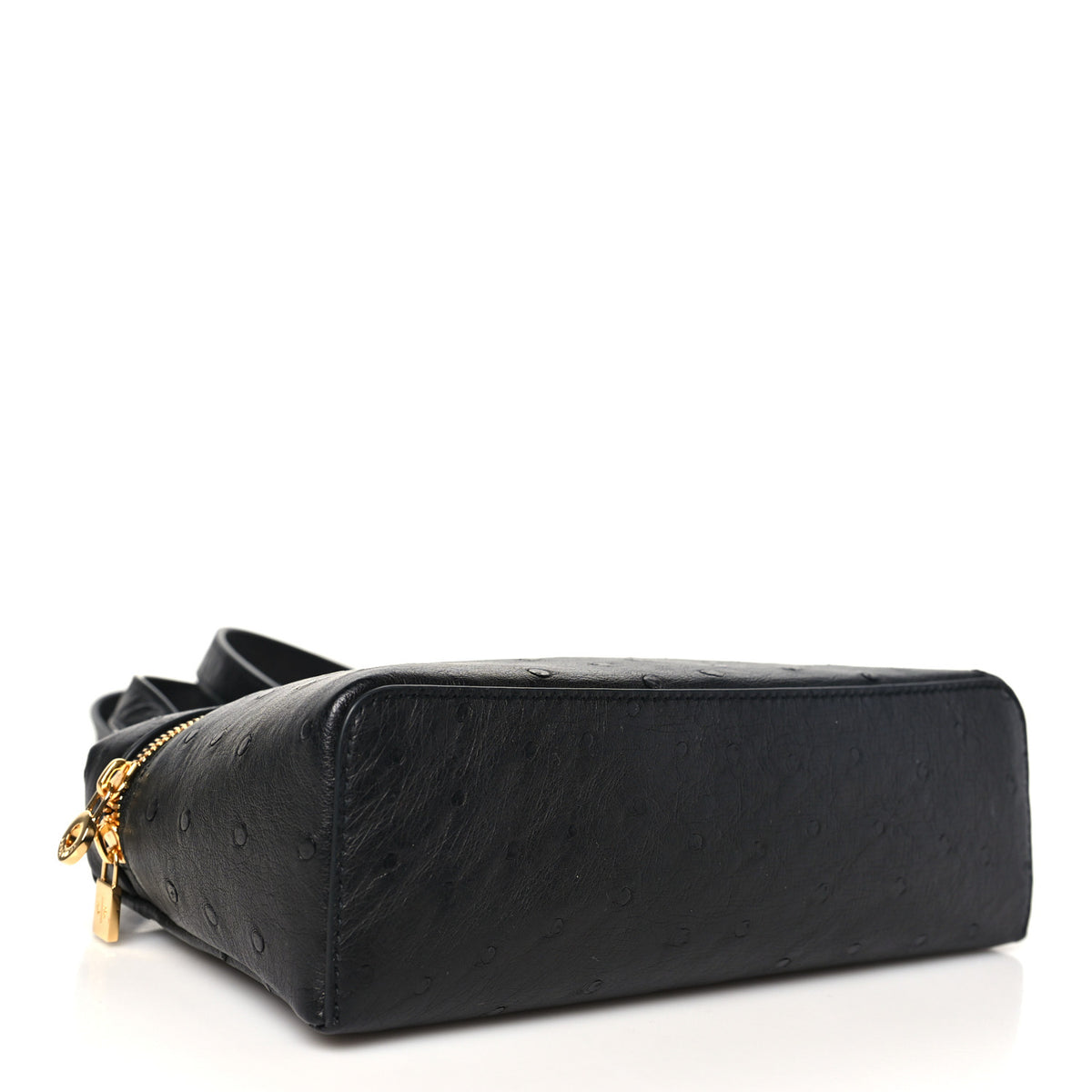 Loro Piana Ostrich L19 Extra Pocket Pouch Black 4 of 9