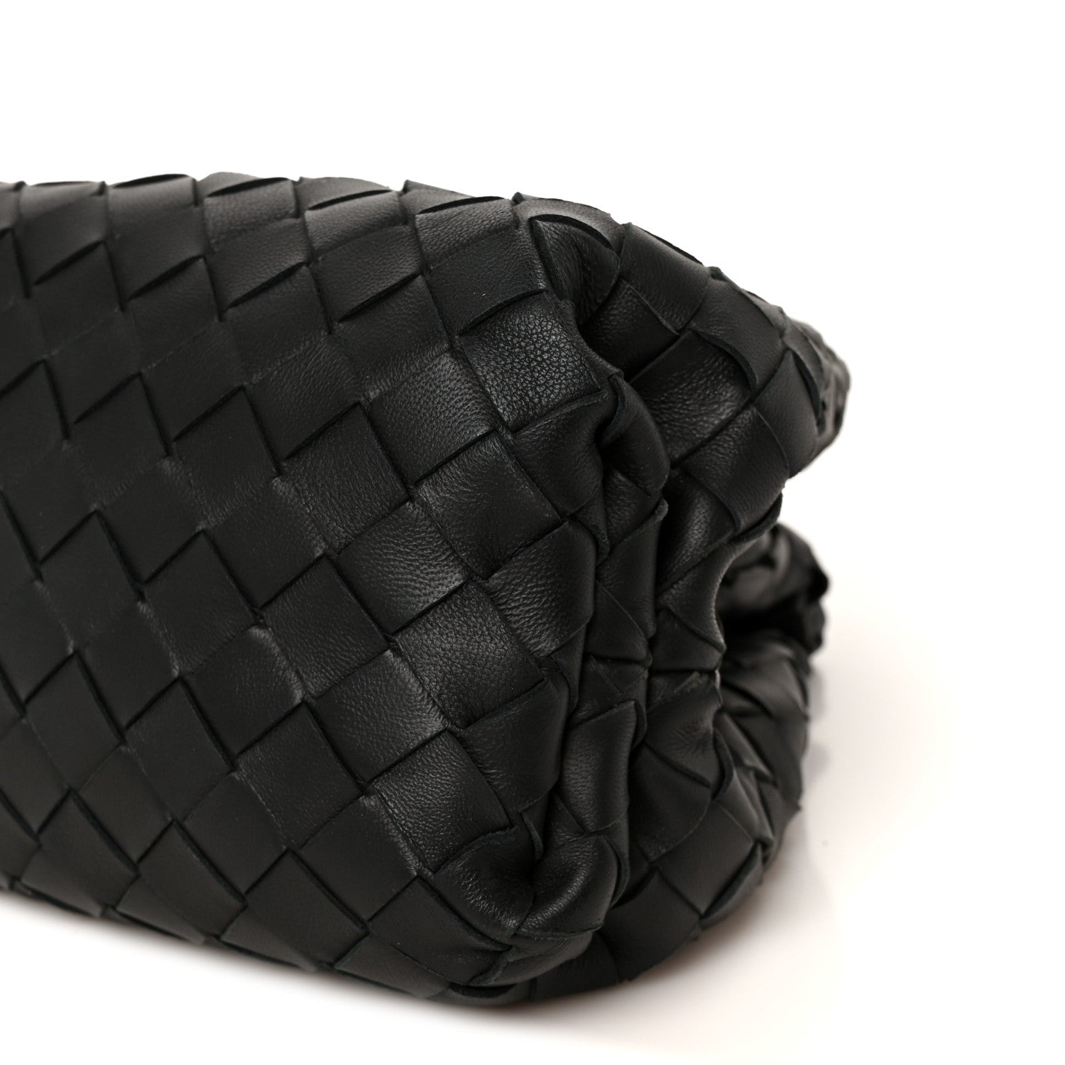 Bottega Veneta Nappa Maxi Intrecciato The Pouch Oversized Clutch Black 11 of 11